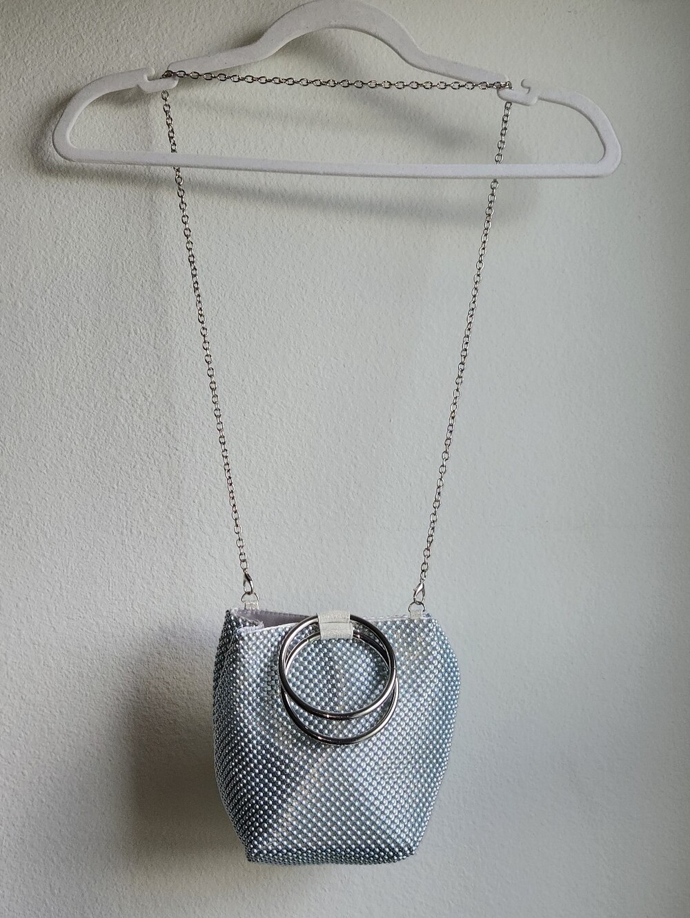 Mix NO. 6. Gweneth Baby Blue Clutch Purse
